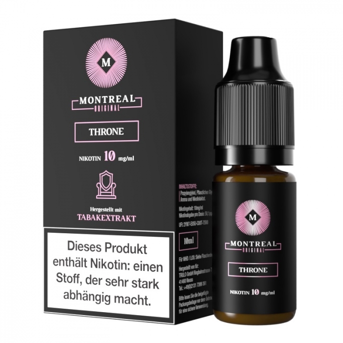 Neu**Montreal Origin Throne Nikotinsalzliquid 10ml