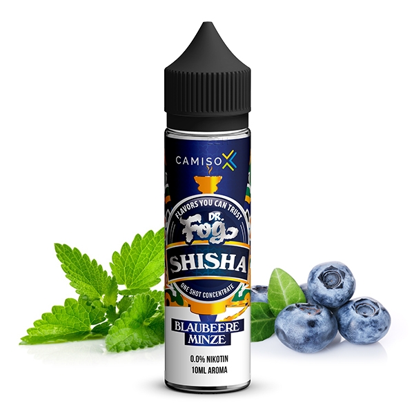 Dr. Fog Shisha Blaubeere Minze Longfill 10 ml Aroma