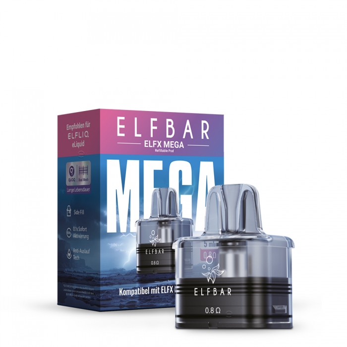 ELFX Mega Dual Mesh Pod 5ml - Elfbar