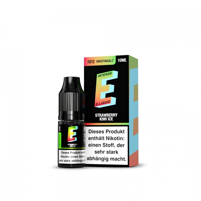 **NEU** E Intense Strawberry Kiwi Ice Nikotnsalz Liquid 10ml - TVE