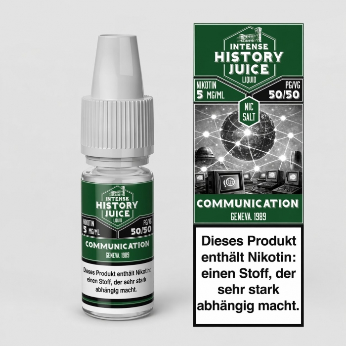 Communication (Rote Fr�cht,Kokos) Nikotinsalzliquid 10ml  - INTENSE HISTORY JUICE