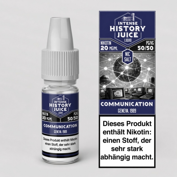 Communication (Rote Fr�cht,Kokos) Nikotinsalzliquid 10ml  - INTENSE HISTORY JUICE