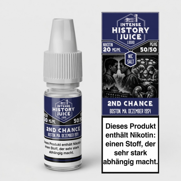 Second Chance (Lychee, Aloe) Nikotinsalzliquid 10ml - INTENSE HISTORY JUICE