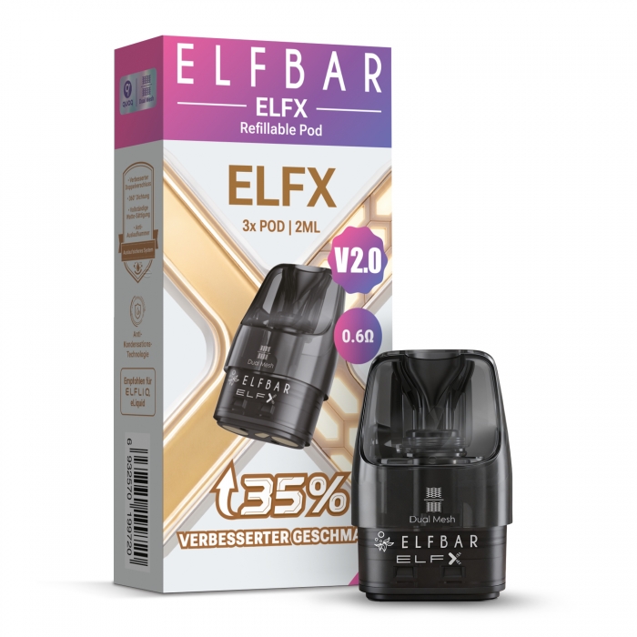 ELFX V2.0 2ml Leerpod (3Stk.) - Elfbar