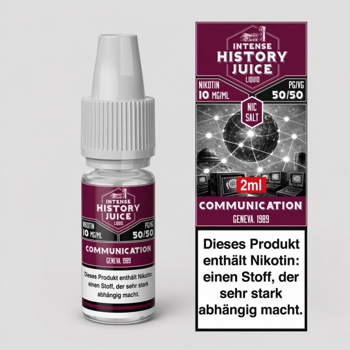 Communication (Rote Fr�chte, Kokos) Nikotinsalzliquid 2ml  - INTENSE HISTORY JUICE
