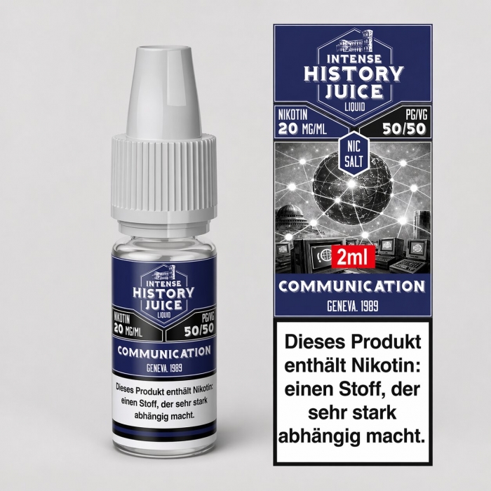 Communication (Rote Fr�chte, Kokos) Nikotinsalzliquid 2ml  - INTENSE HISTORY JUICE