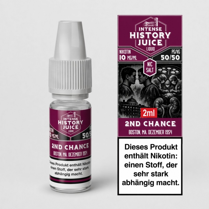 Second Chance (Lychee, Aloe) Nikotinsalzliquid 2ml - INTENSE HISTORY JUICE