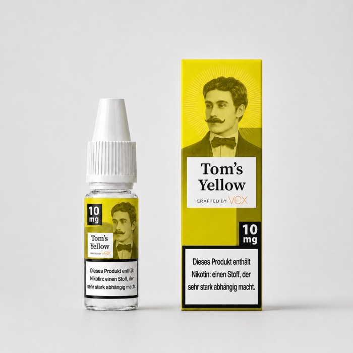 Toms Yellow - Banana Split 10ml Nikotinsalzliquid - Tom Klark
