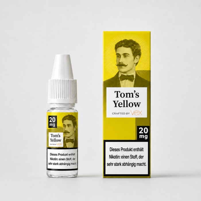 Toms Yellow - Banana Split 10ml Nikotinsalzliquid - Tom Klark