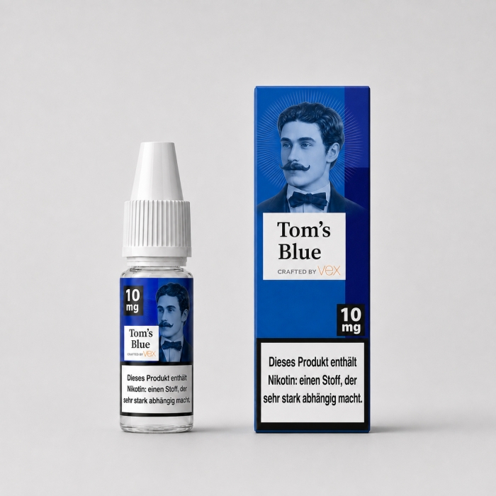 Toms Blue - Blueberry Lavender - Nikotinsalzliquid 10ml - Tom Klark