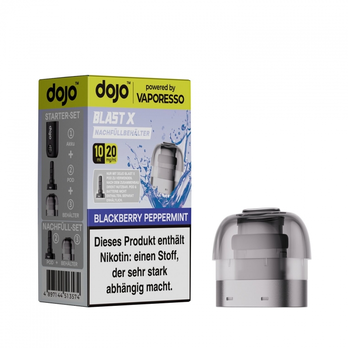 DoJo Blast X - Blackberry Peppermint - Nachf�llbeh�lter 10ml by Vaporesso