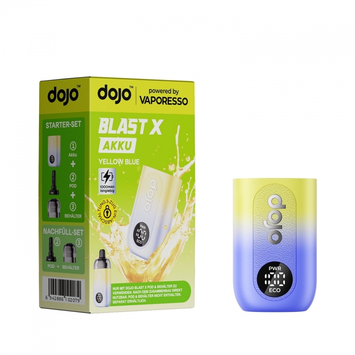 Dojo Blast X Basisger�t Limited Edition -  Yellow Blue - Vaporesso