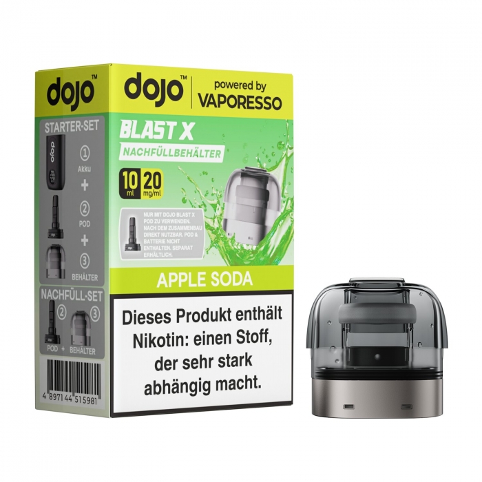 DoJo Blast X - Apple Soda - Nachf�llbeh�lter 10ml by Vaporesso
