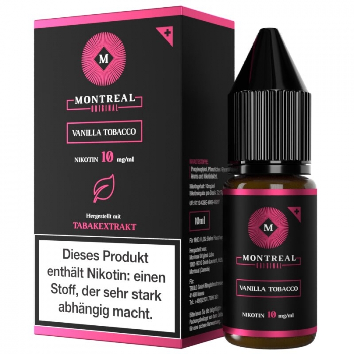 Montreal Origin Vanilla Tobacco 10ml Nikotinsalzliquid