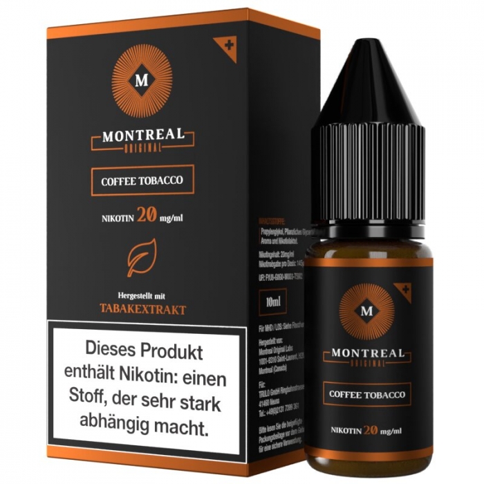 Montreal Origin Coffee Tobacco 10ml Nikotinsalzliquid