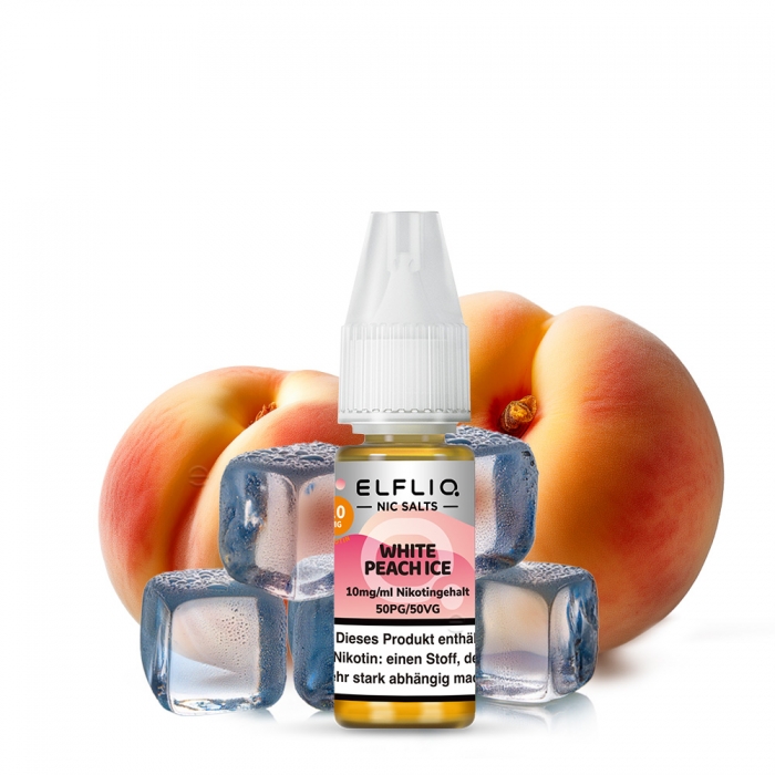 White Peach Nikotinsalzliquid -  Elfliq (Elfbar)