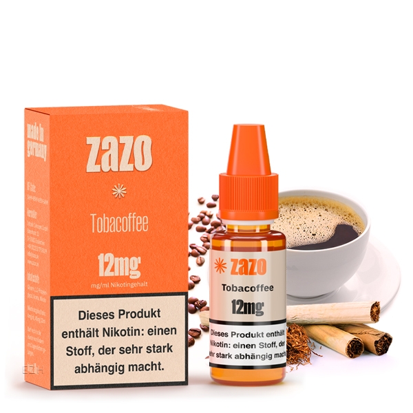 Tobacoffee E-Liquid 10ml von ZAZO - Made in Germany