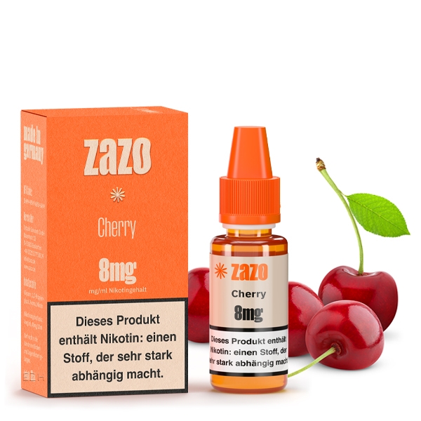 Cherry E-Liquid 10ml von ZAZO - Made in Germany