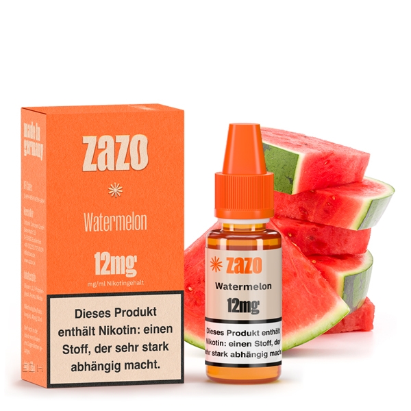 Watermelon E-Liquid 10ml von ZAZO - Made in Germany