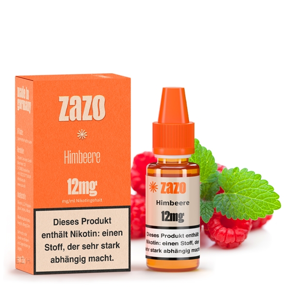 Himbeere E-Liquid 10ml von ZAZO - Made in Germany