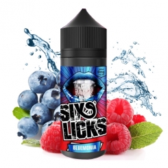 Six Licks BLUEMONIA 100ml OVERDOSED E-Liquid made in UK