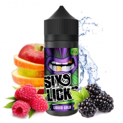Six Licks LIQUID GOLD 100ml OVERDOSED E-Liquid made in UK