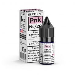 Nikotinsalz Liquid 10ml ELEMENT Pnk PINK LEMONADE Ns20 20mg