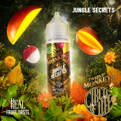 12 Monkeys 50ml JUNGLE SECRETS OVERDOSED - E-Liquid made in CANADA