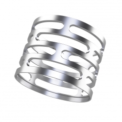 Simurg X30 Tank Shield Maze Edelstahl - I Mist