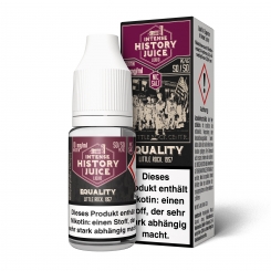 Equality (Himbeer-Cassis) Nikotinsalzliquid - INTENSE HISTORY JUICE