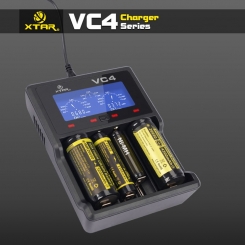 XTAR VC4 Ladegerät für Li-Ion und NIMH inkl. Netzstecker