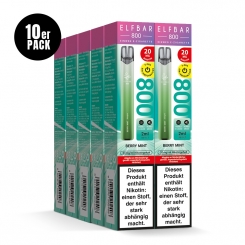 Elfbar 800 Einweg E-Zigarette 20mg (10PC) - Neue Sorten - Elfbar