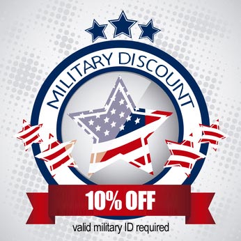 We offer Military Discount